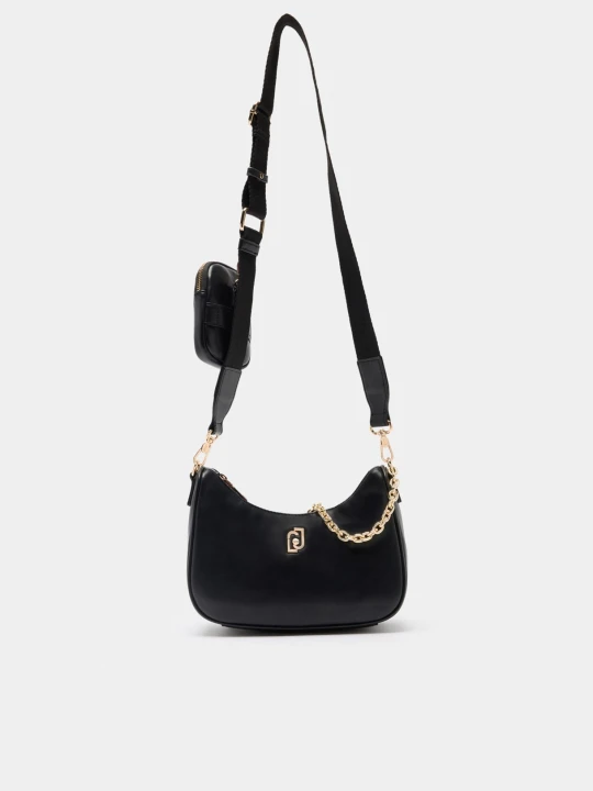 Zdjęcie produktu Liu Jo Small Hobo Bag With Chain czarny