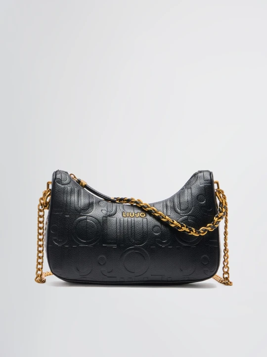 Zdjęcie produktu Liu Jo Small Hobo Bag With Logo czarny