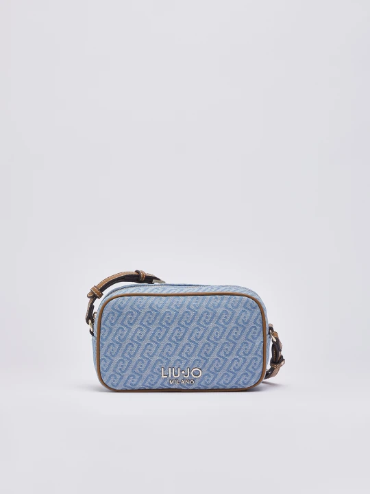 Zdjęcie produktu Liu Jo Small Jacquard Denim Crossbody Bag Light Blue