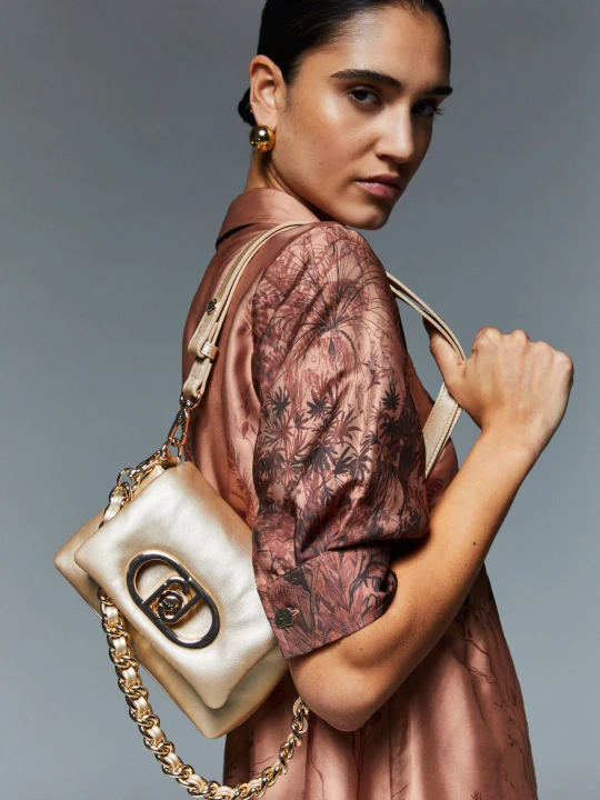 Zdjęcie produktu Liu Jo Small Lapuffy Bag Light Gold