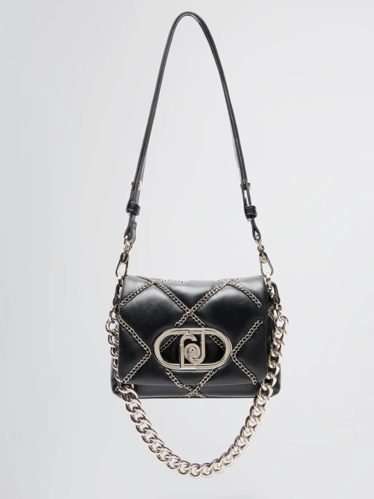 Zdjęcie produktu Liu Jo Small Lapuffy Bag With Chain Detailing czarny