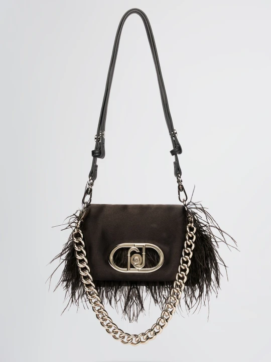 Zdjęcie produktu Liu Jo Small Lapuffy Bag With Feathered Detailing czarny