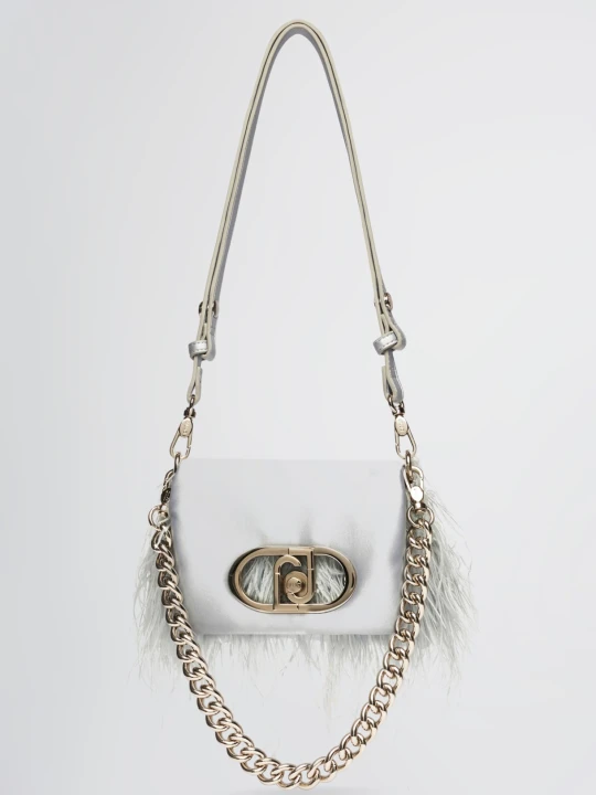 Zdjęcie produktu Liu Jo Small Lapuffy Bag With Feathered Detailing Sky Blue