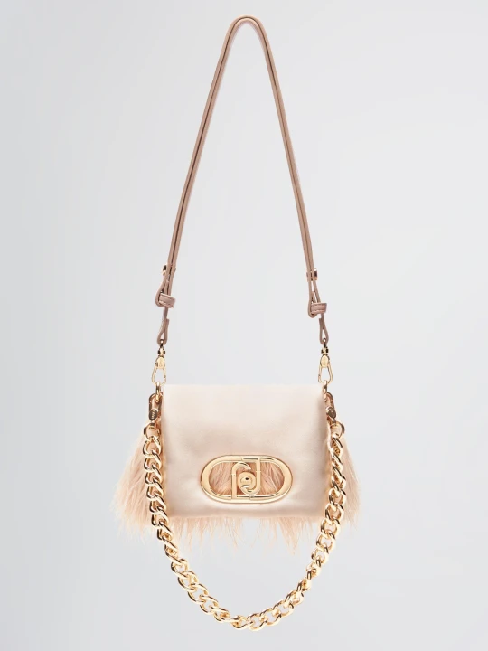 Zdjęcie produktu Liu Jo Small Lapuffy Bag With Feathered Detailing Powder Pink