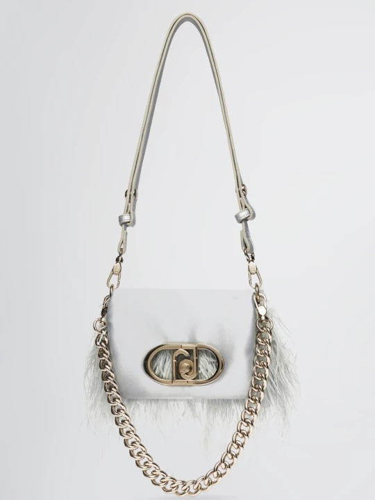 Zdjęcie produktu Liu Jo Small Lapuffy Bag With Feathered Detailing Sky Blue
