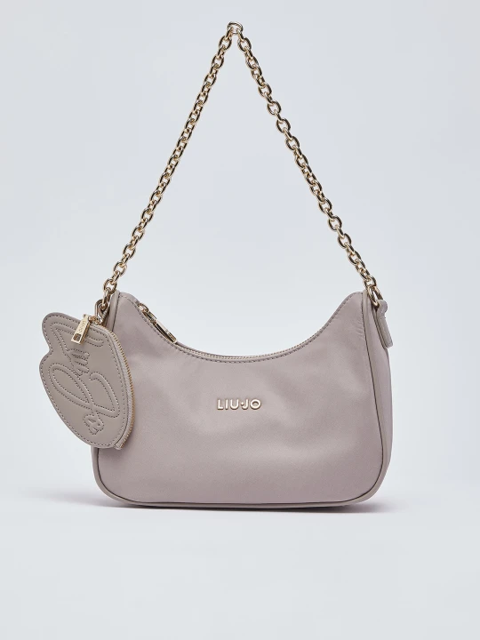 Zdjęcie produktu Liu Jo Small Nylon Hobo Bag szary