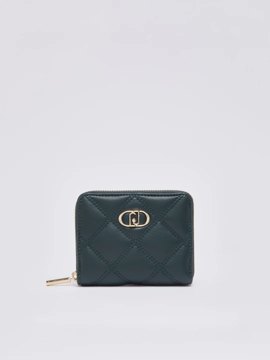 Zdjęcie produktu Liu Jo Small Quilted Wallet Dark Green