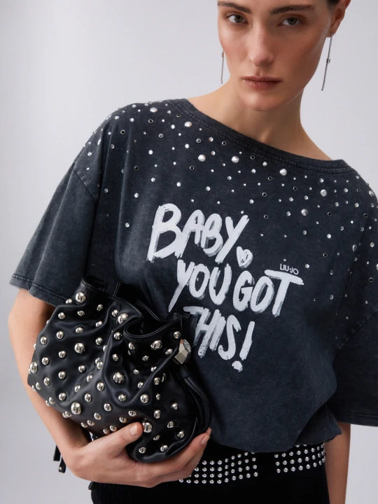 Zdjęcie produktu Liu Jo Small Riccy Shoulder Bag czarny