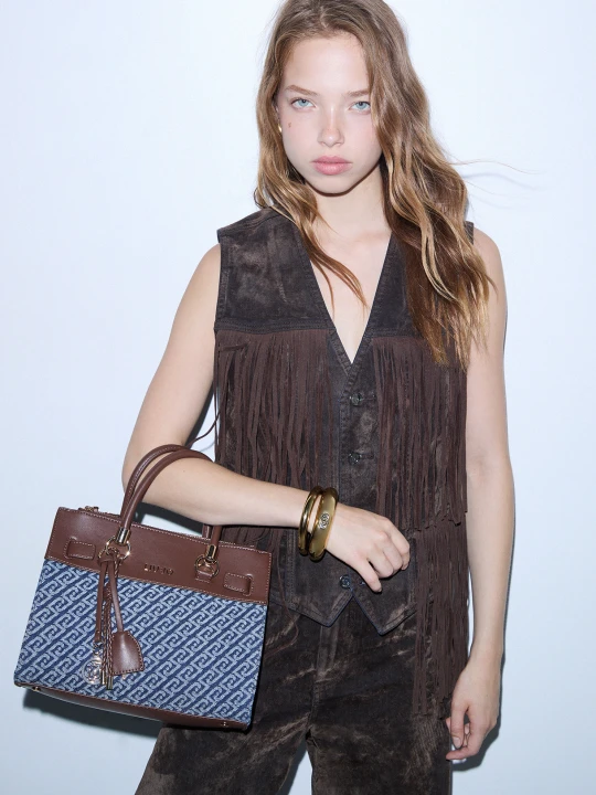 Zdjęcie produktu Liu Jo Small Satchel Bag Denim-effect Blue Denim