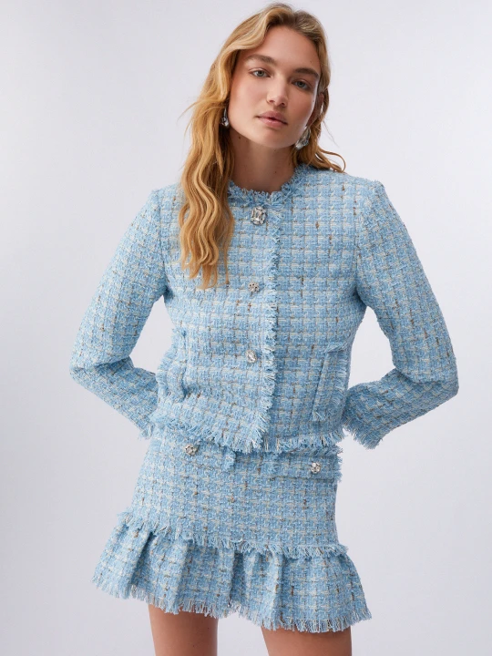 Zdjęcie produktu Liu Jo Smart Bouclé Jacket Light Blue