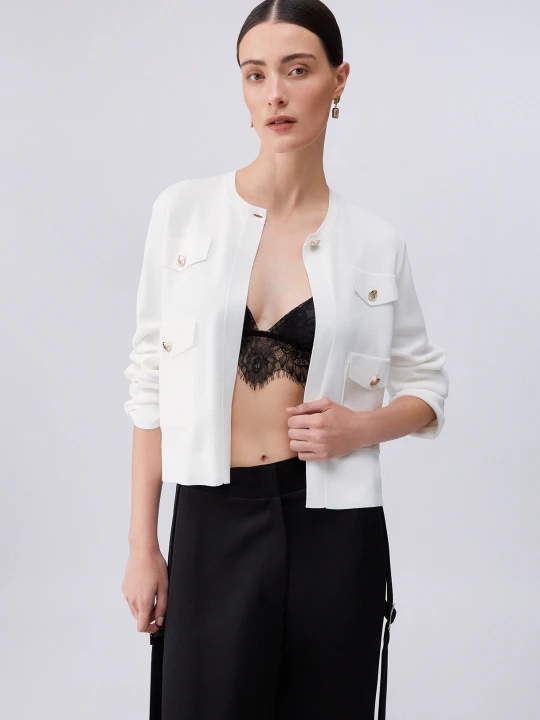 Zdjęcie produktu Liu Jo Smart Knit Jacket biały