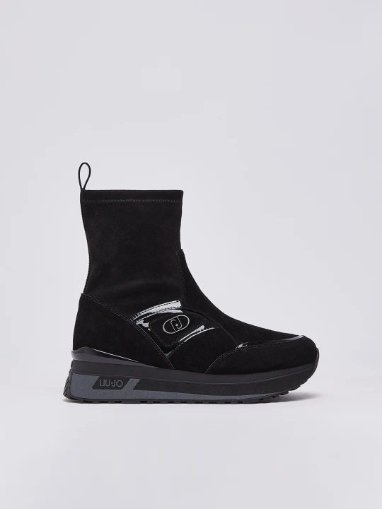 Zdjęcie produktu Liu Jo Sneakers Boots In Suede czarny