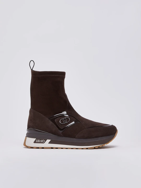 Zdjęcie produktu Liu Jo Sneakers Boots In Suede Mocha