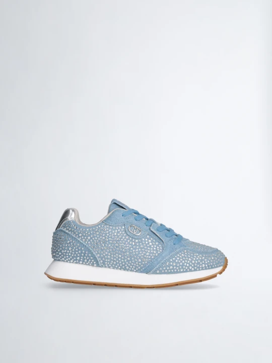Zdjęcie produktu Liu Jo Sneakers With All-over Rhinestones niebieski