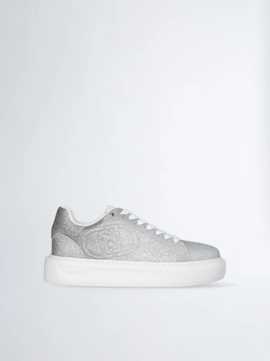 Zdjęcie produktu Liu Jo Sneakers With Faded Glittery Detailing srebrny