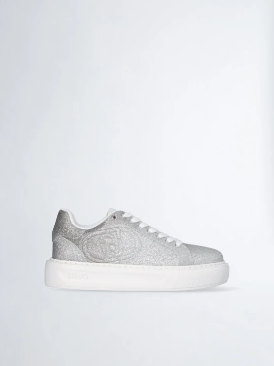 Zdjęcie produktu Liu Jo Sneakers With Faded Glittery Detailing srebrny