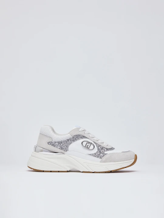 Zdjęcie produktu Liu Jo Sneakers With Glitter Details biały