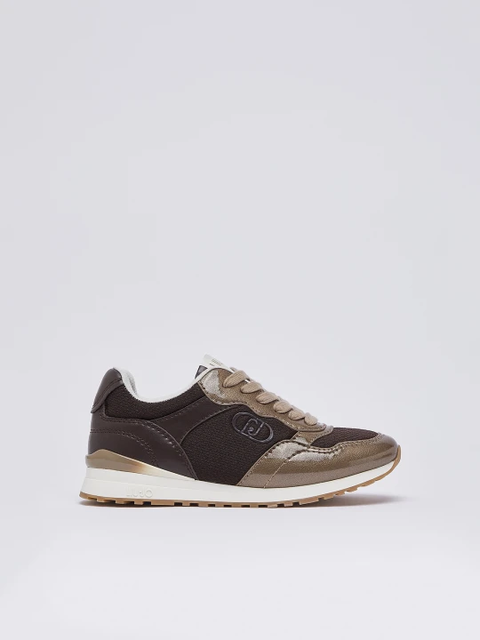Zdjęcie produktu Liu Jo Sneakers With Details In Mesh Mocha