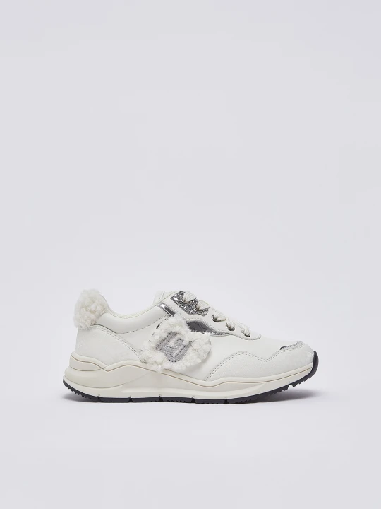 Zdjęcie produktu Liu Jo Sneakers With Teddy Details Milky White