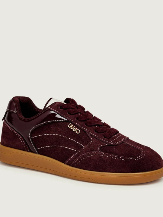 Zdjęcie produktu Liu Jo Sneakersy Connor 01 | zamsz bordowy