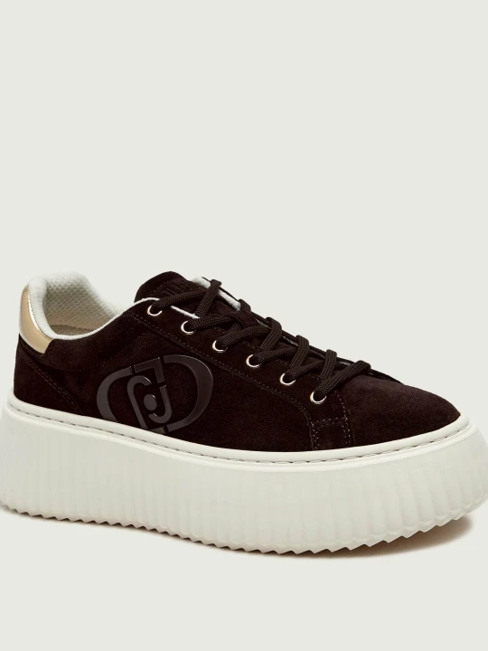 Zdjęcie produktu Liu Jo Sneakersy Elodie 01 | zamsz brązowy