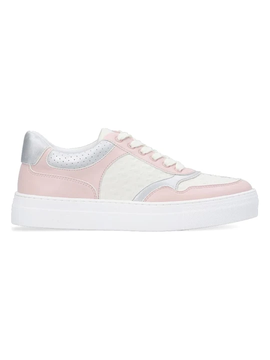 Zdjęcie produktu Liu Jo Sneakersy w kolorze srebrno-jasnoróżowo-kremowym rozmiar: 39