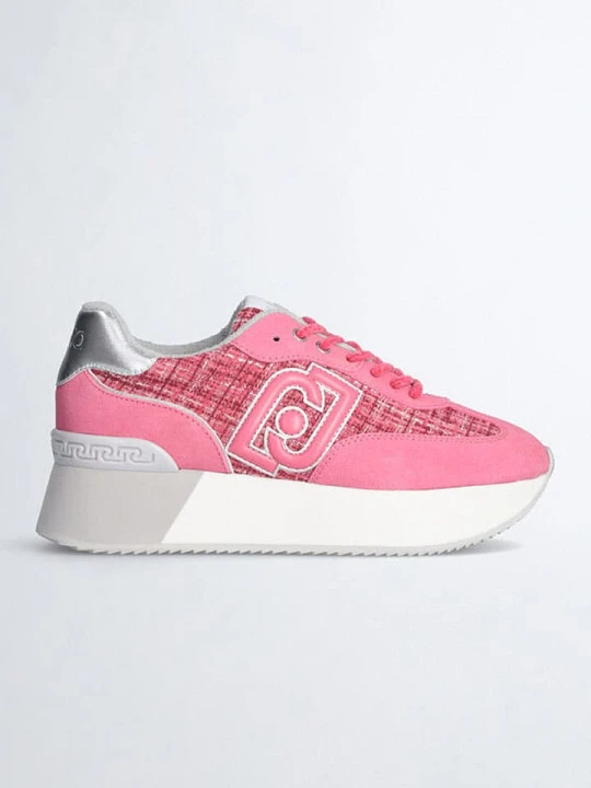 Zdjęcie produktu Liu Jo Sneakersy w kolorze srebrno-różowym rozmiar: 39