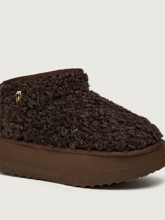 Zdjęcie produktu Liu Jo Śniegowce Jane 01 | shearling | wełna brązowy