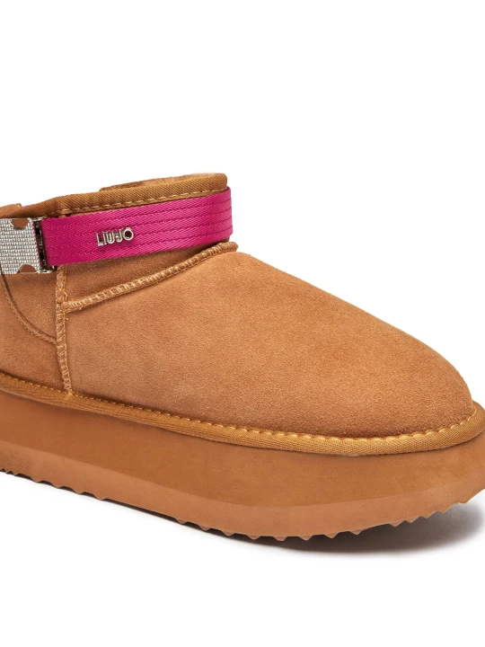 Zdjęcie produktu Liu Jo Śniegowce Jane 03 | zamsz brązowy
