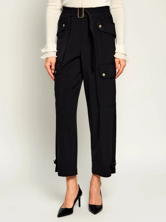 Zdjęcie produktu Liu Jo Spodnie cargo | Relaxed fit czarny