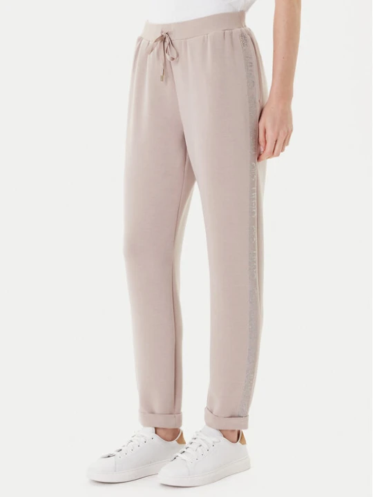 Zdjęcie produktu Liu Jo Spodnie dresowe TF5093 J4616 Beżowy Regular Fit