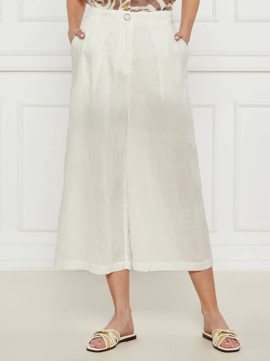 Zdjęcie produktu Liu Jo Spodnie | flare fit biały