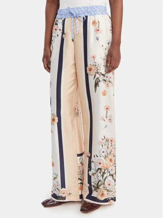Zdjęcie produktu Liu Jo Spodnie materiałowe WA6358 T2555 Beżowy Relaxed Fit