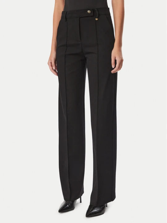 Zdjęcie produktu Liu Jo Spodnie materiałowe WF6361 J9189 Czarny Relaxed Fit