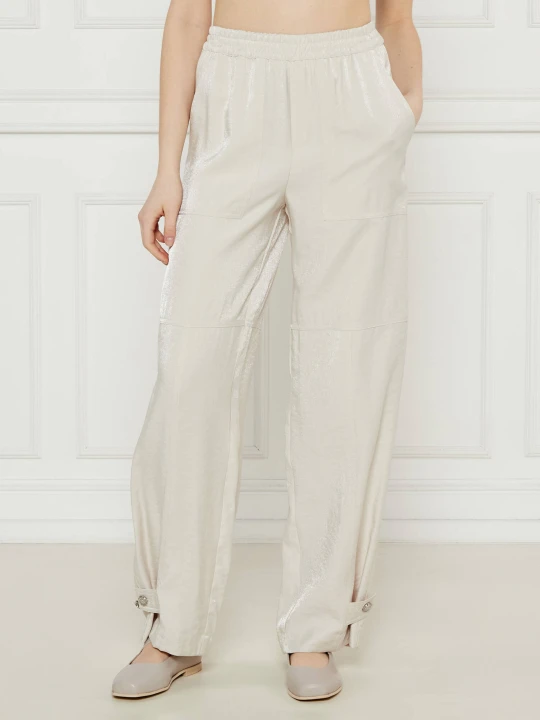 Zdjęcie produktu Liu Jo Spodnie | Relaxed fit beżowy