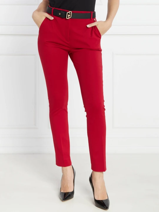 Zdjęcie produktu Liu Jo Spodnie | Slim Fit czerwony