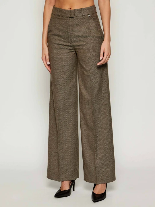 Zdjęcie produktu Liu Jo Spodnie | Straight fit | high waist khaki