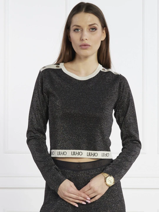 Zdjęcie produktu Liu Jo Sport Bluza | Cropped Fit czarny