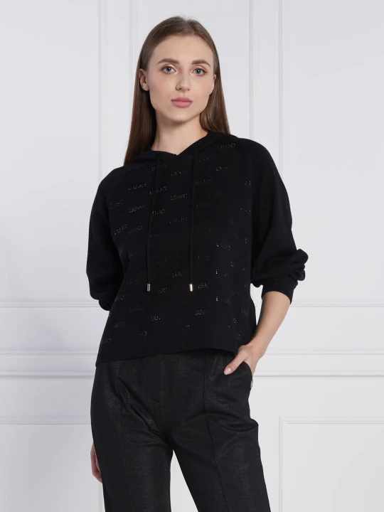 Zdjęcie produktu Liu Jo Sport Bluza | Cropped Fit czarny