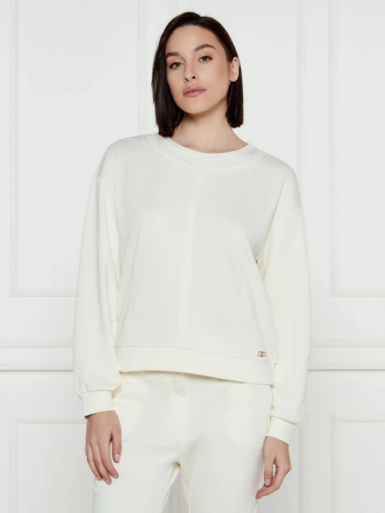 Zdjęcie produktu Liu Jo Sport Bluza | Loose fit ecru