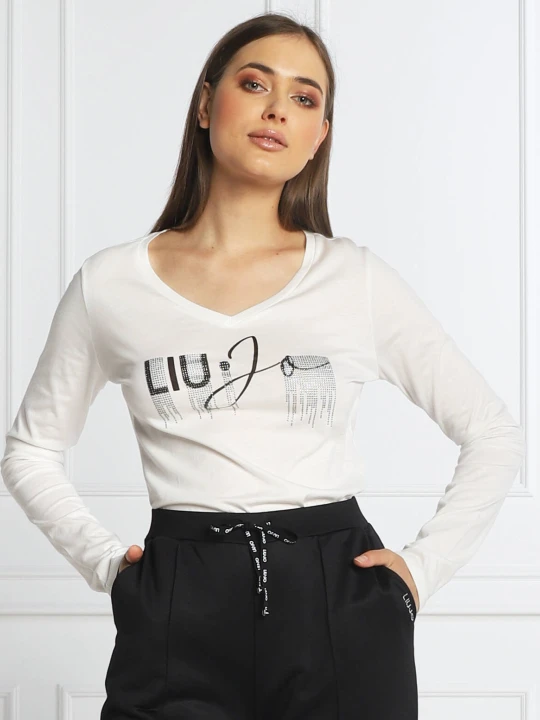 Zdjęcie produktu Liu Jo Sport Bluzka | Regular Fit kremowy