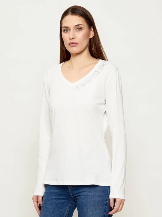 Zdjęcie produktu Liu Jo Sport Bluzka | Slim Fit kremowy