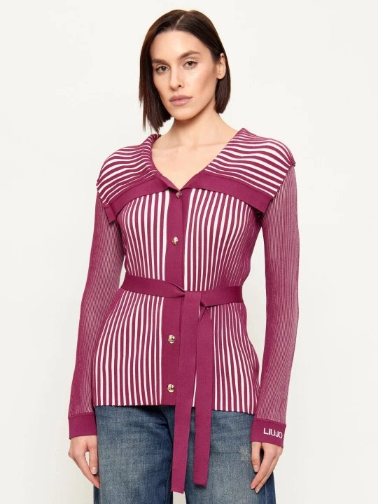 Zdjęcie produktu Liu Jo Sport Kardigan | Slim Fit różowy
