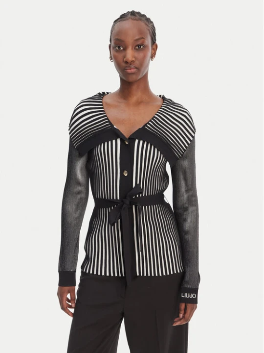 Zdjęcie produktu Liu Jo Sport Kardigan TA6116 MS55N Czarny Regular Fit