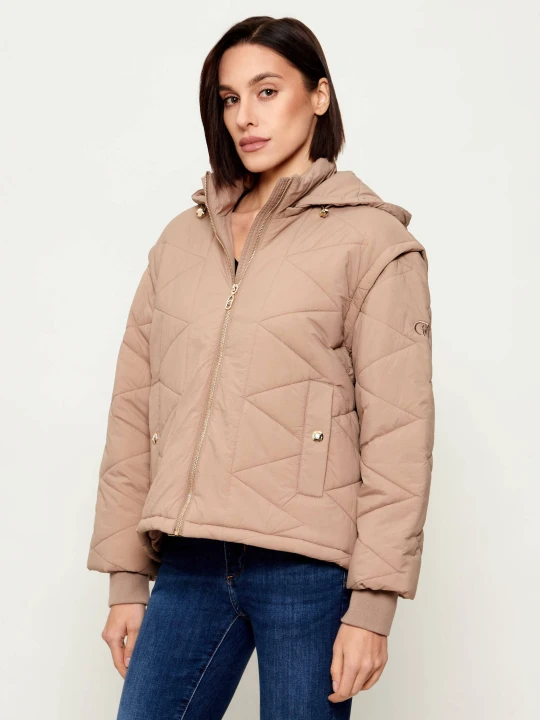 Zdjęcie produktu Liu Jo Sport Kurtka 2w1 | Relaxed fit beżowy