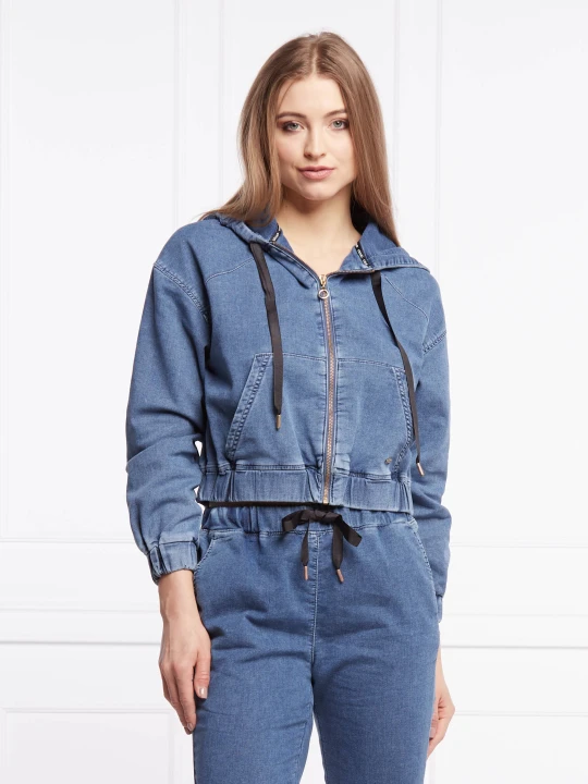 Zdjęcie produktu Liu Jo Sport Kurtka jeansowa APERTA | Cropped Fit niebieski