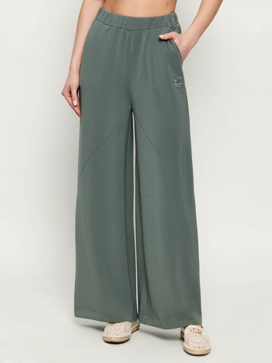 Zdjęcie produktu Liu Jo Sport Spodnie dresowe | Relaxed fit zielony