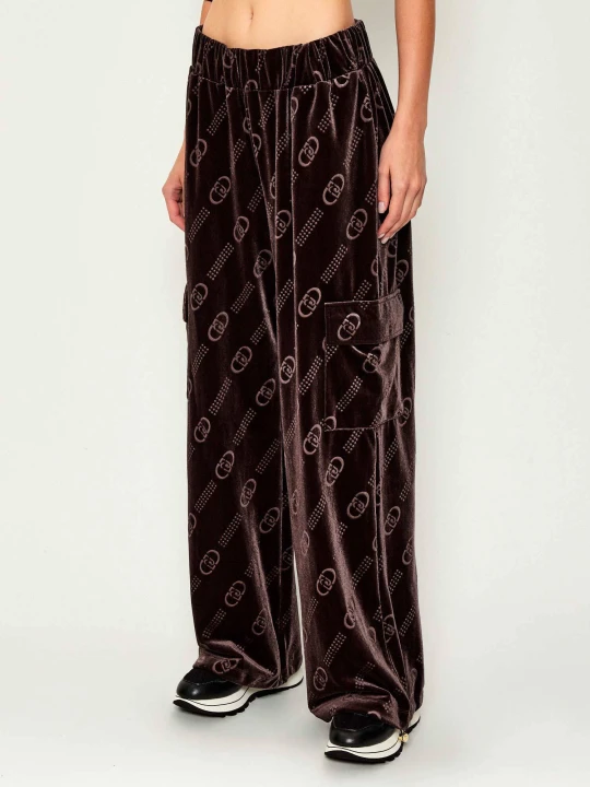 Zdjęcie produktu Liu Jo Sport Spodnie dresowe | Relaxed fit brązowy