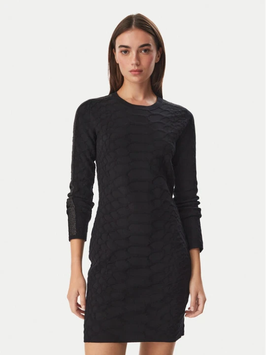 Zdjęcie produktu Liu Jo Sport Sukienka dzianinowa TF6184 MS49I Czarny Slim Fit