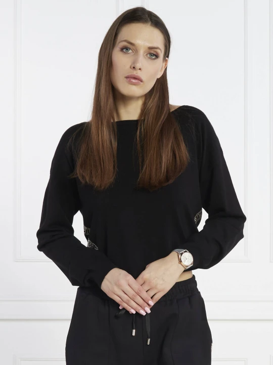 Zdjęcie produktu Liu Jo Sport Sweter | Cropped Fit czarny